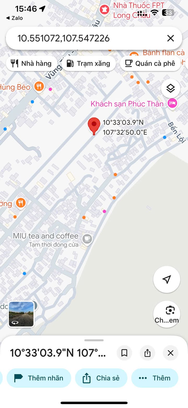 Đất nền Bình Châu Vũng Tàu 672m² giá 10,5 tỷ - Cơ hội đầu tư hiếm có!