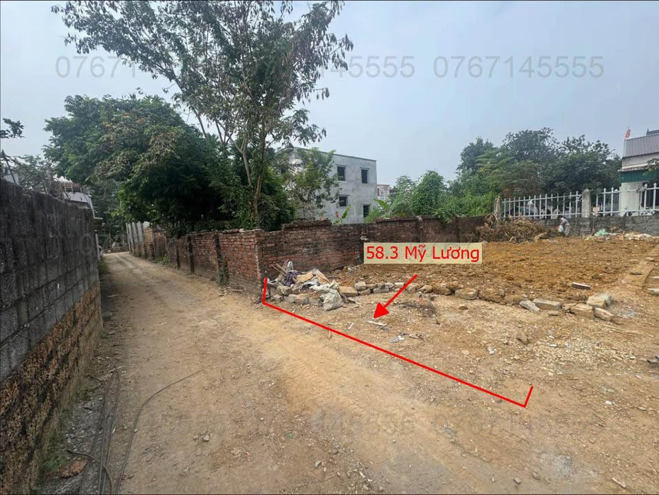 Đất thổ cư 58,3m² tại Mỹ Lương - Sát trục chính kinh doanh, giá 1 tỷ