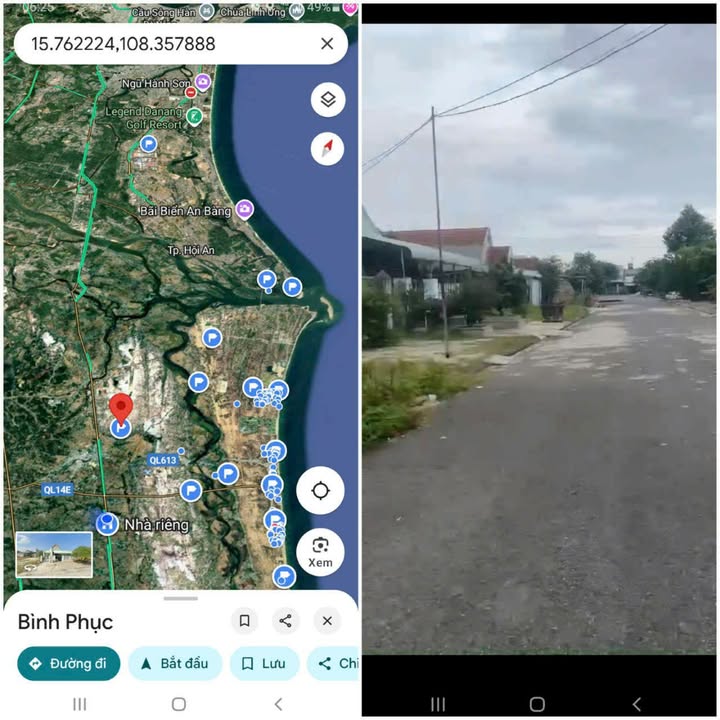 Đất thổ cư 208m² tại xã Thăng Bình, Đà Nẵng - Sổ hồng, giá 1.35 tỷ, Bán gấp!