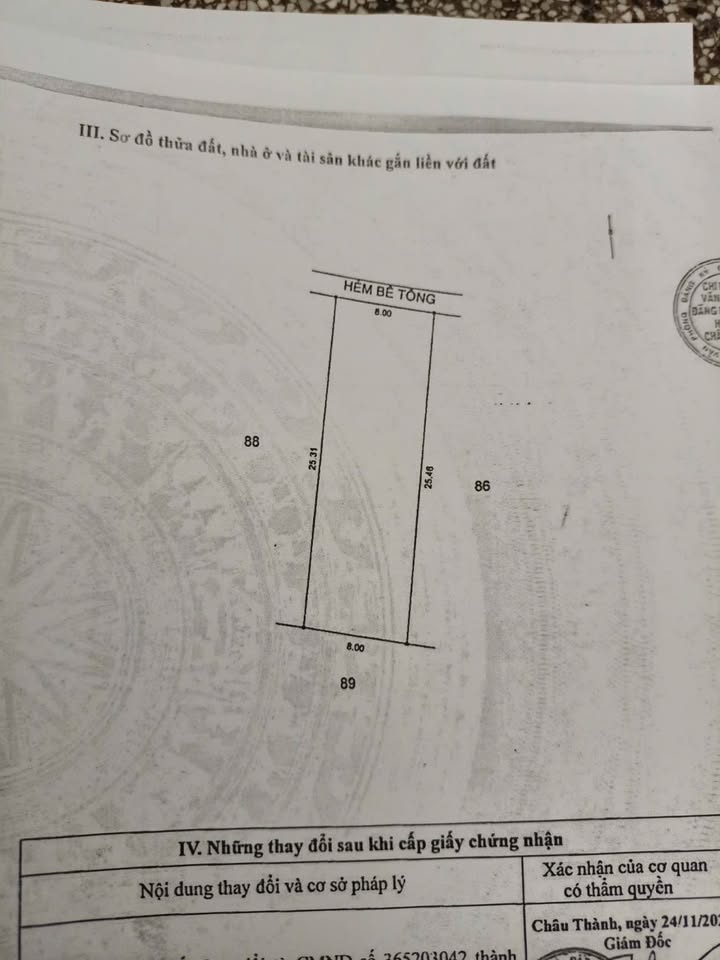 Đất hẻm bê tông 5m tại xã Phú Tâm, Châu Thành, Sóc Trăng 200m² - Bán gấp chỉ 980 triệu!