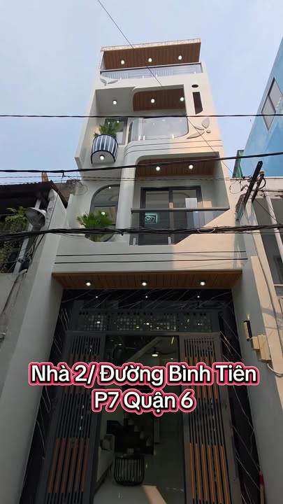 Nhà hẻm 4m Đường Bình Tiên, Quận 6, 37m² giá 6,6 tỷ - Nhà mới xây hoàn công!