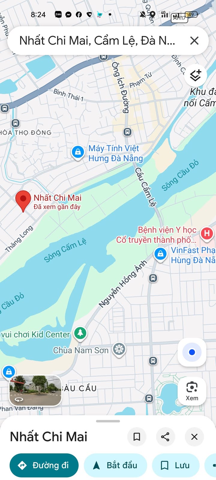 Đất nền đường Nhất Chi Mai, Cẩm Lệ 100m² giá 5 tỷ - Sổ đỏ chính chủ!