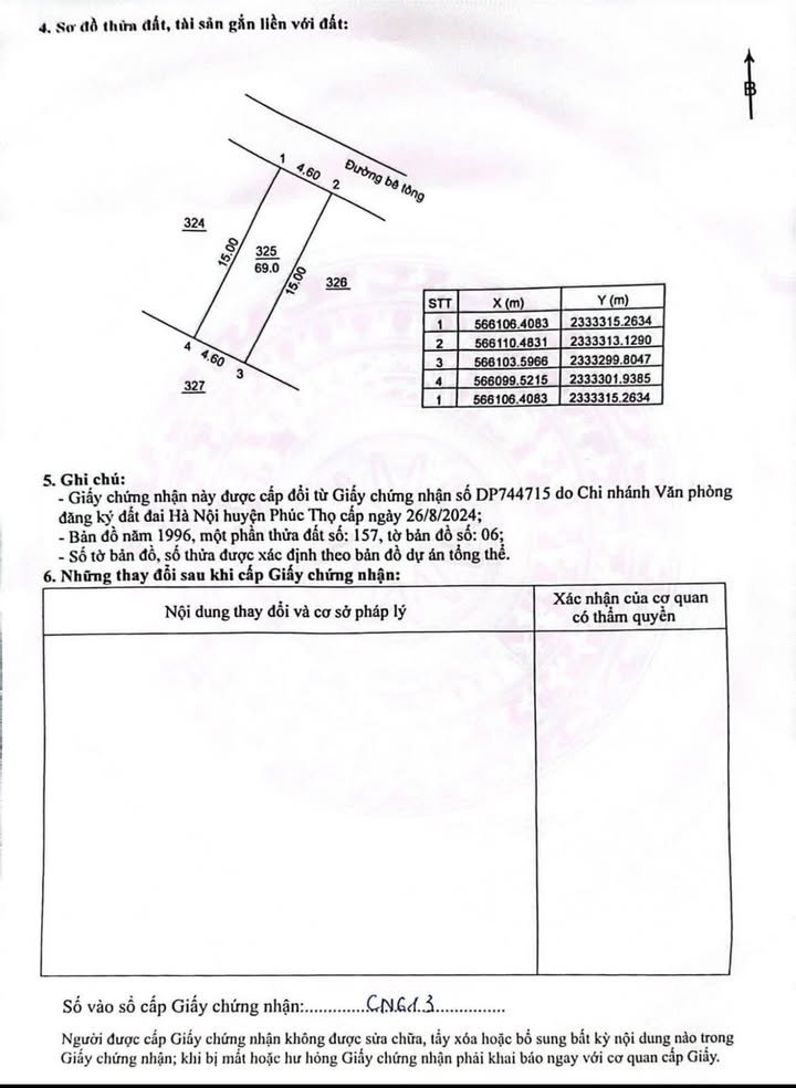 Đất nền 69m² Tam Thuấn - Phúc Thọ giá 3.2 tỷ - Sổ đỏ chính chủ sẵn sàng giao dịch!