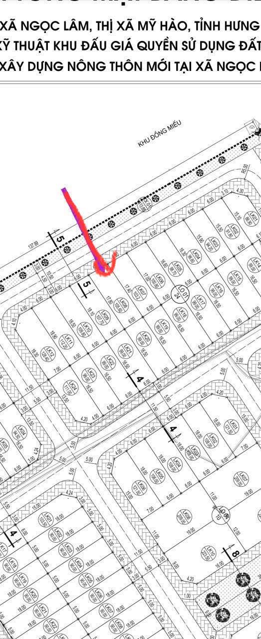 Đất nền tại Ngọc Lâm, Hưng Yên 105,6m² giá 3 tỷ - Vị trí đẹp, đầu tư sinh lời!