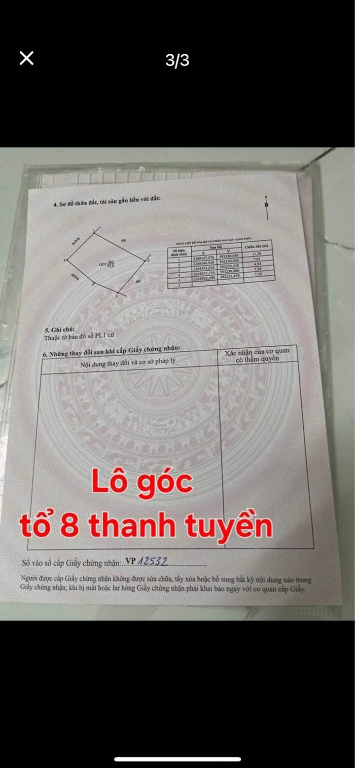Đất nền lô góc tổ 8 phường Thanh Tuyền 91m² giá 1 tỷ - Vị trí đắc địa gần chợ và trường học!
