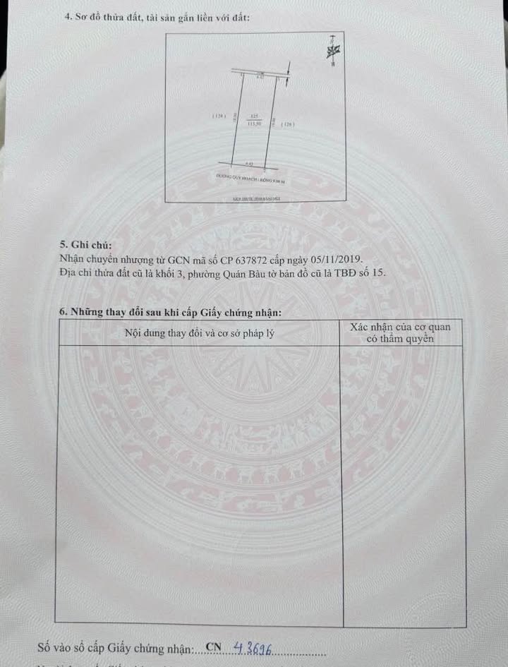 Đất nền Quán Bàu, TP Vinh 115,5m² giá 7 tỷ - Vị trí đẹp, đầu tư an toàn!