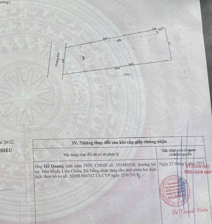 Đất nền kiệt Tô Hiệu, Quận Liên Chiểu, 45m² giá 5.3 tỷ - Nhà cấp 4, sổ hồng chính chủ!