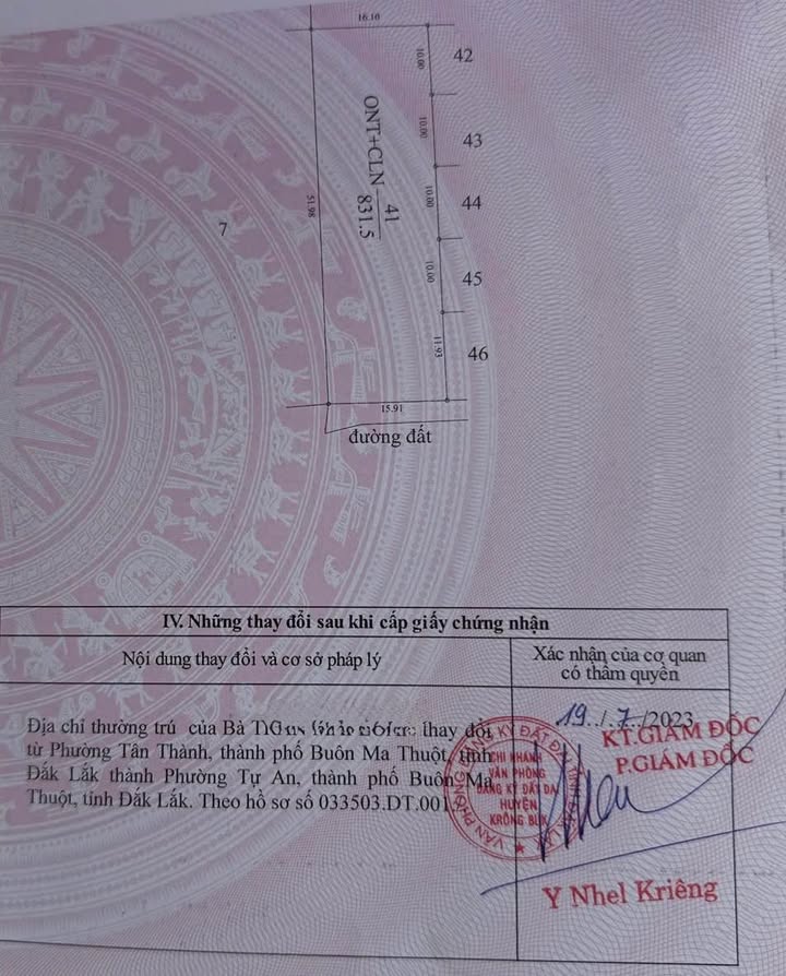 Đất nền Cư Pơng, Huyện Krông Búk, Đắk Lắk 816m² giá 9.744 tỷ - Đầu tư sinh lời ngay!