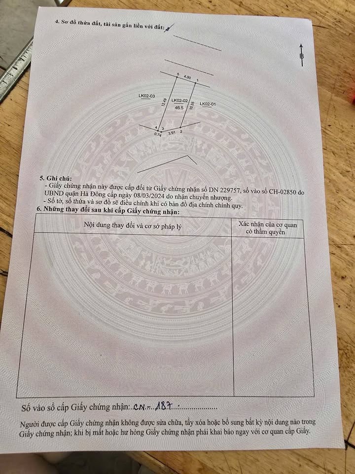 Đất đấu giá Đồng Sen, Vạn Phúc, 47m² giá thỏa thuận - Đầu tư sinh lời ngay!