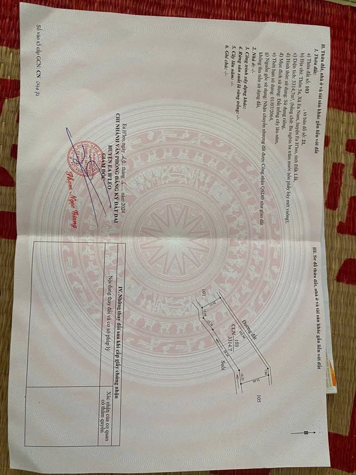 Đất nền xã Ea Nam, huyện Ea H'leo, 3.300m² giá thỏa thuận - Cơ hội đầu tư tuyệt vời!