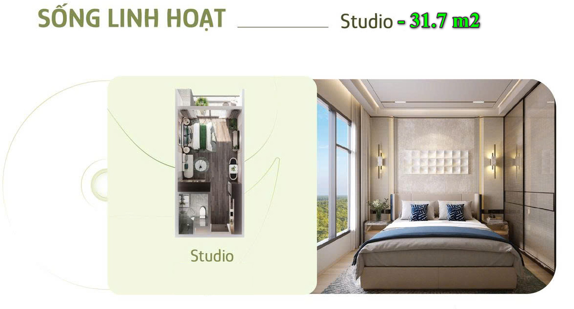 Căn hộ Studio Vinhomes Ocean Park Gia Lâm 31m² giá 1.8 tỷ - Giá tốt nhất thị trường!