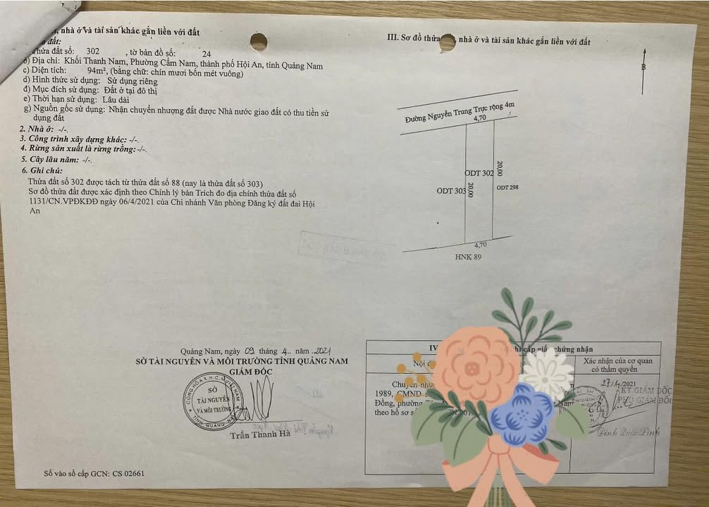 Đất Cẩm Nam, Hội An 94m² giá 2.45 tỷ - Sổ hồng chính chủ!