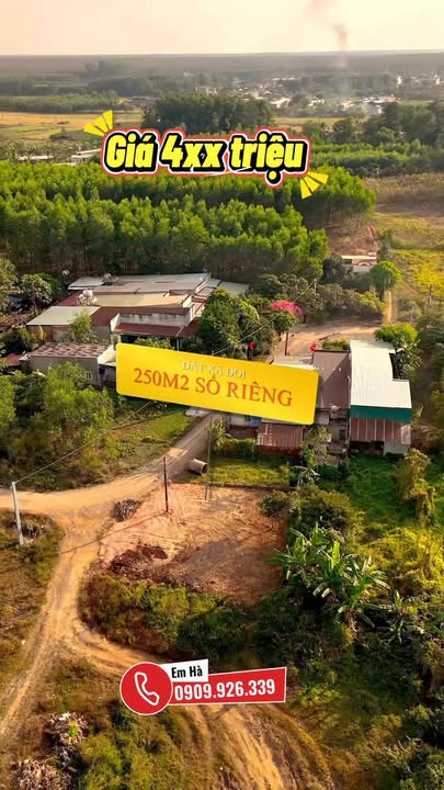 Đất nền Xã Đồi 61, Trảng Bom, 250m² giá chỉ 400 triệu - Cơ hội đầu tư hiếm có!