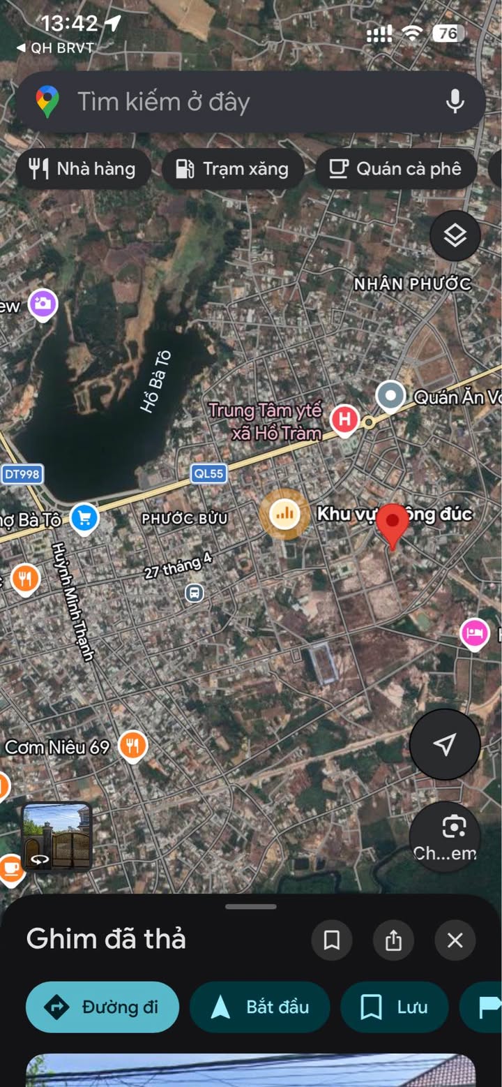 Bán lô đất 2 mặt tiền trung tâm Phước Bửu 444.6m² giá 3 tỷ - Đầu tư sinh lời ngay!