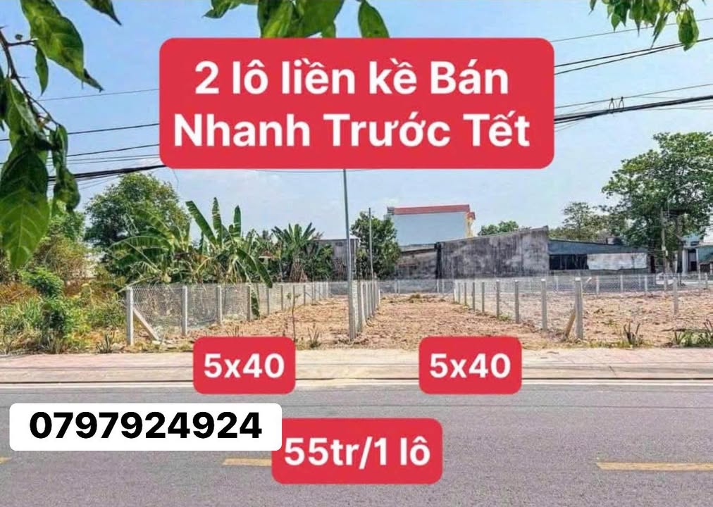 Đất nền 200m² tại Thành Phố Thuận An - Giá chỉ 55 triệu - Cơ hội đầu tư lý tưởng!