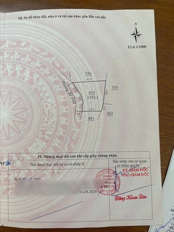 Đất thổ cư Xã Di Linh 360m² giá 1.358 tỷ - Chính chủ cần bán gấp!