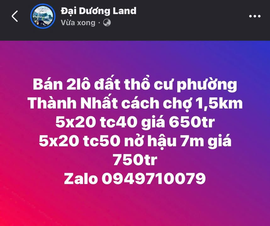 Đất thổ cư Tân Thành, Buôn Ma Thuột - Giá từ 650 triệu - Đầu tư sinh lời!