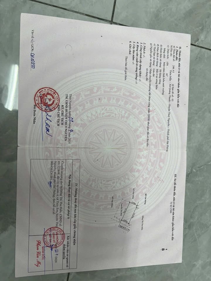 Đất nền đẹp tại Phường Quảng Thanh, Hải Phòng - Diện tích 104m² giá 1.2 tỷ - Đầu tư sinh lời