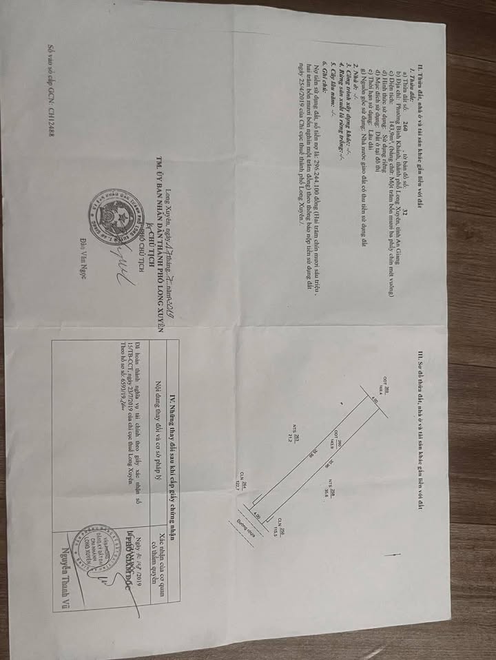 Đất nền Bình Khánh Long Xuyên 143m² giá 3.3 tỷ - Chính chủ bán gấp!