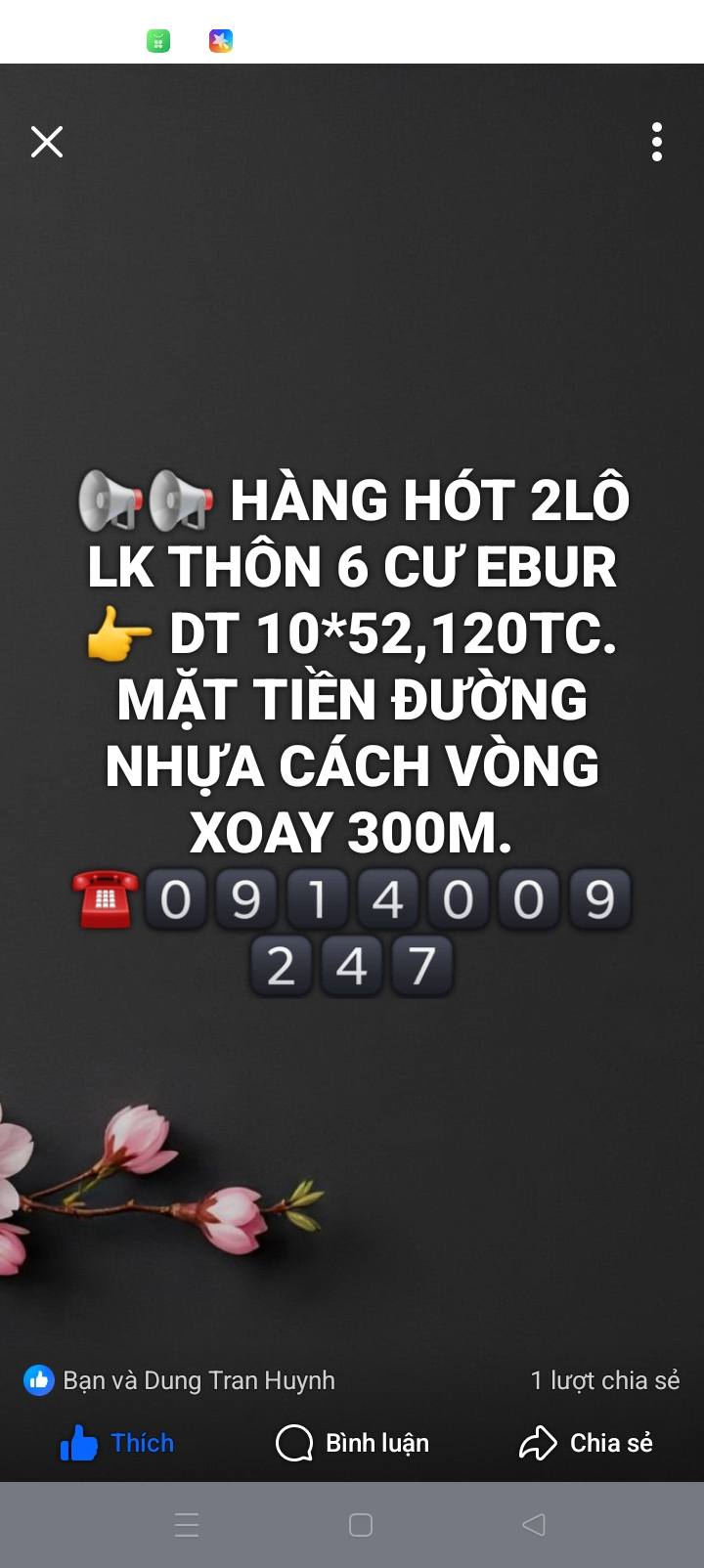 Đất nền thôn 6 Cư ÊBur 520m² giá thỏa thuận - Cơ hội đầu tư vàng!