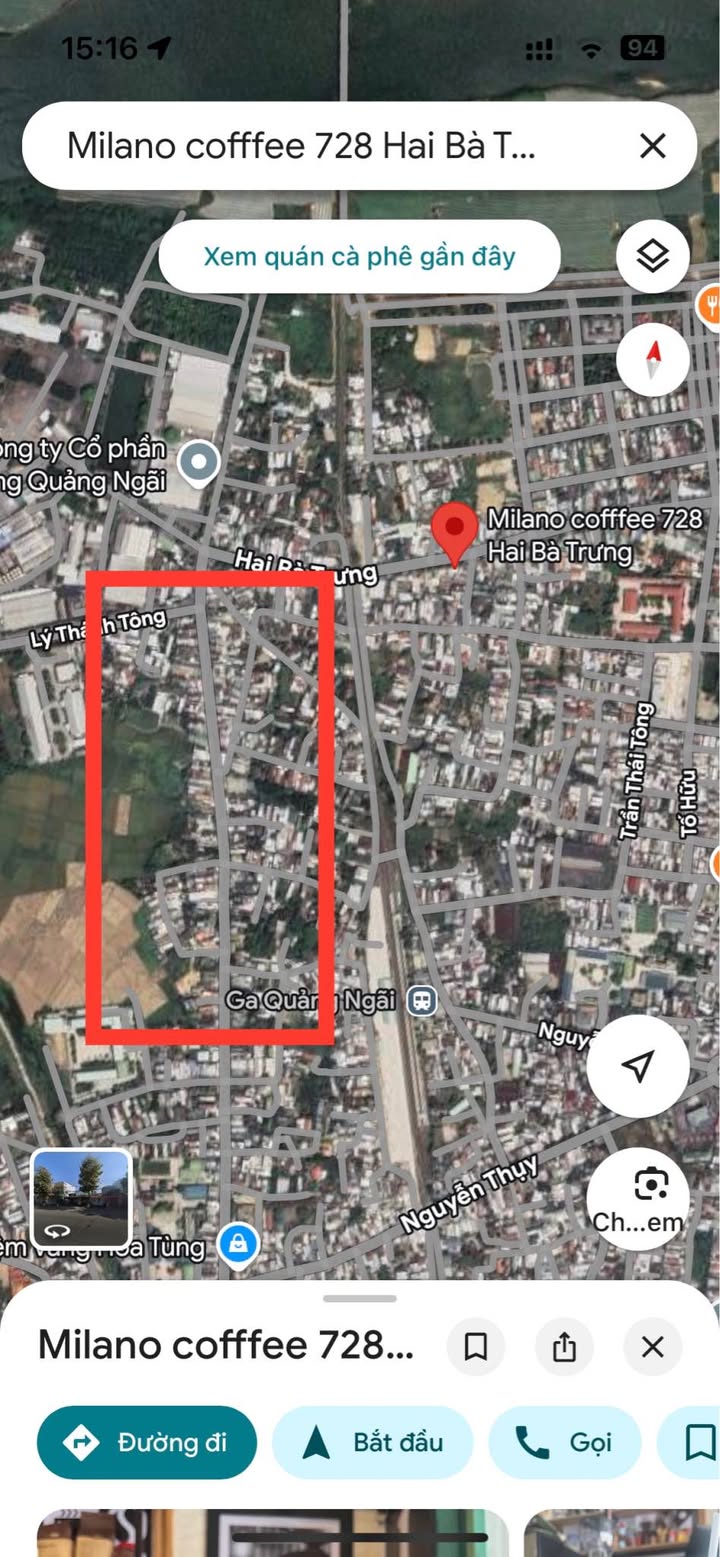 Đất nền đường Nguyễn Chí Thanh, Quảng Ngãi 109m² giá 900 triệu - Cần bán gấp!