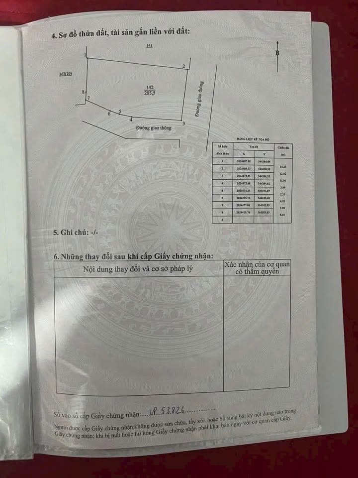 Đất thổ cư 288m² gần khách sạn Thái An, Nghi Xuân - Giá chỉ 1.1 tỷ!