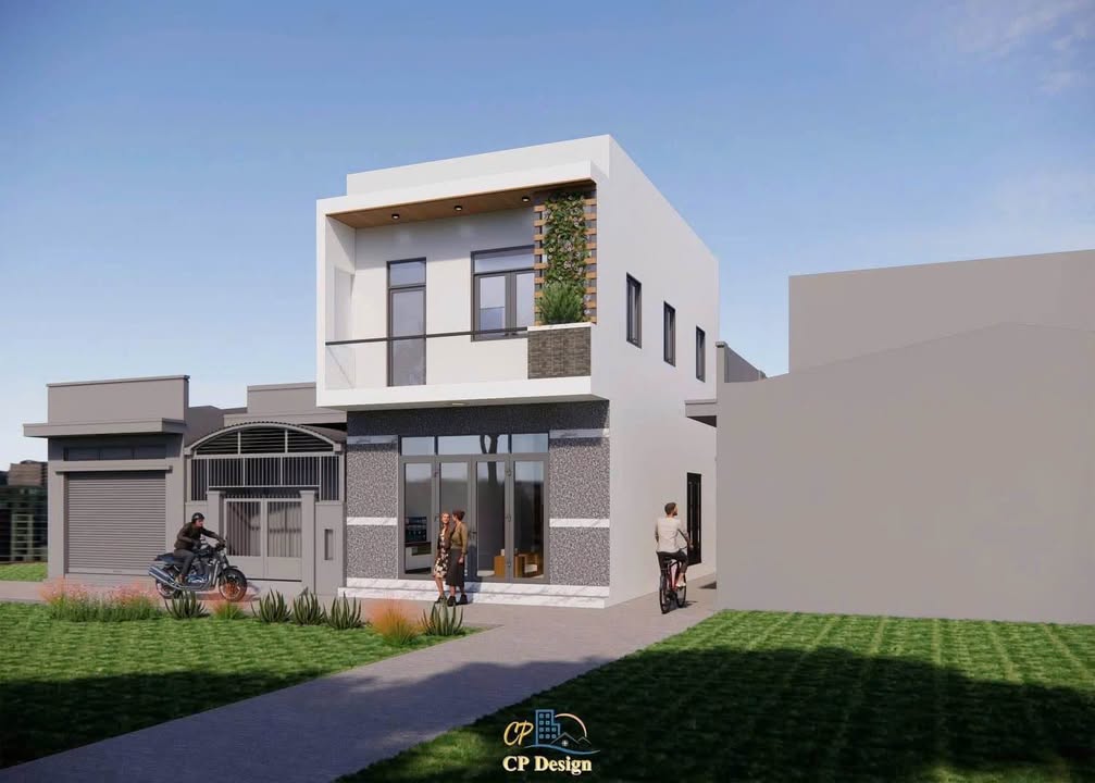 Nhà phố Bình Khánh, Long Xuyên 53,7m² giá 1,45 tỷ - Nhà mới xây, vào ở ngay!