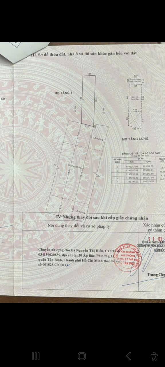 Bán nhà mặt tiền đường Bờ Bao Tân Thắng, Quận Tân Phú, 68m² - Giá chỉ 13.5 tỷ, bớt lộc!