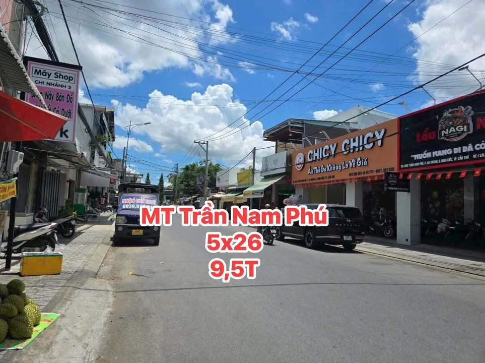 Nhà mặt tiền đường Trần Nam Phú, Quận Ninh Kiều, 130m², chỉ 9.5 tỷ - Đầu tư sinh lời ngay!