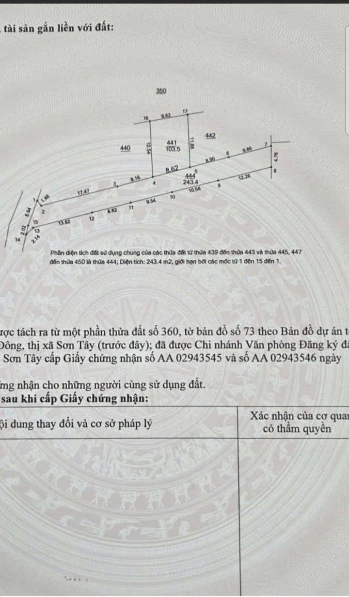 Đất nền Cổ Đông 103.5m² giá chỉ 3X triệu - Đầu tư sinh lời ngay!