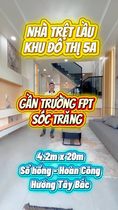 Nhà trệt lầu KĐT 5A Mạc Đĩnh Chi 84m² giá 2.85 tỷ - Phù hợp gia đình!