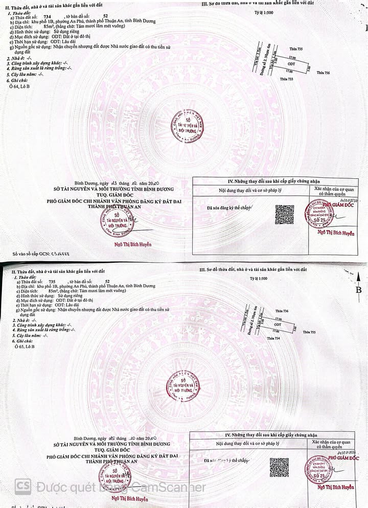 Đất thổ cư giá tốt tại đường số 2 Triệu Hoàng Long, Dĩ An, 85m² - Sổ hồng chính chủ!