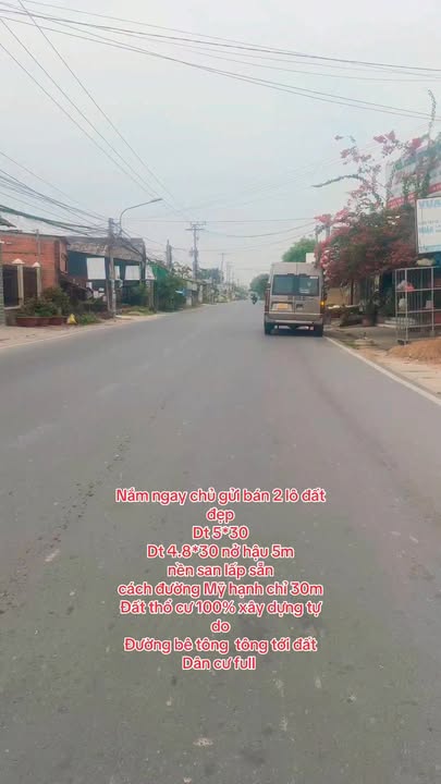 Đất nền đẹp đường Mỹ Hạnh, 150m² giá chỉ 1.2 tỷ - Đầu tư sinh lời ngay!