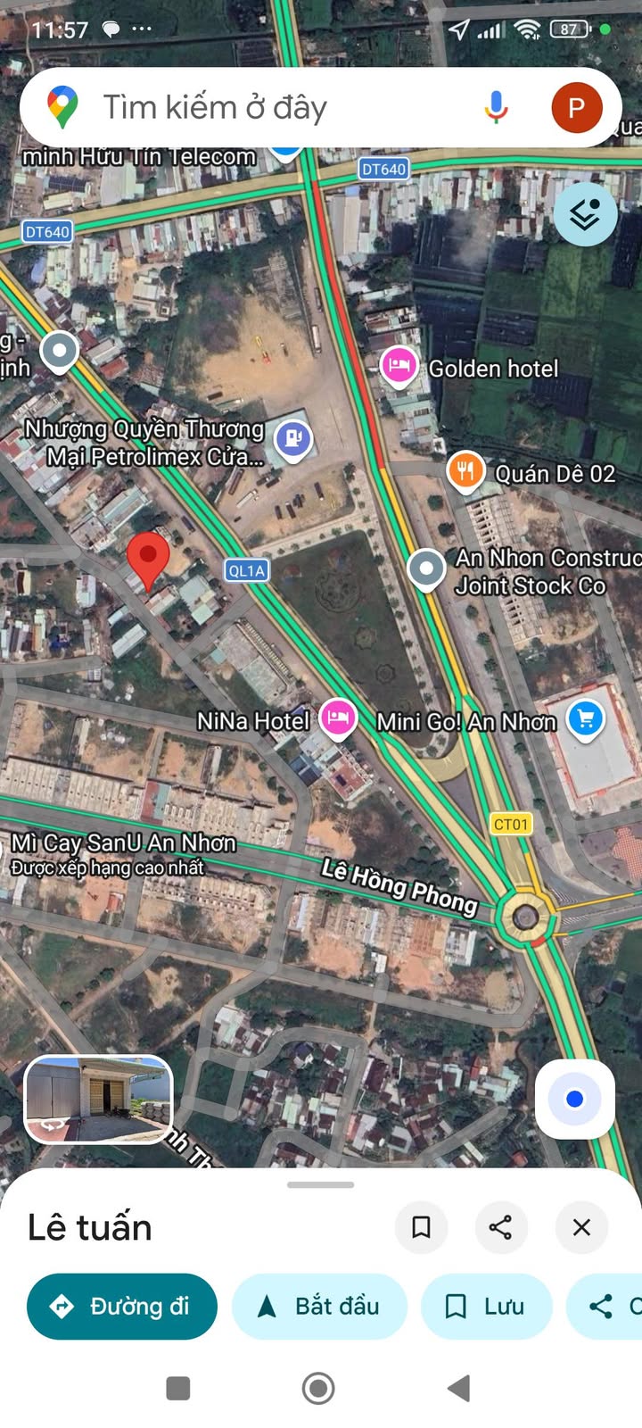 Đất nền liền kề đường Lê Văn Huân, An Nhơn, 100m² - Cơ hội đầu tư hấp dẫn!