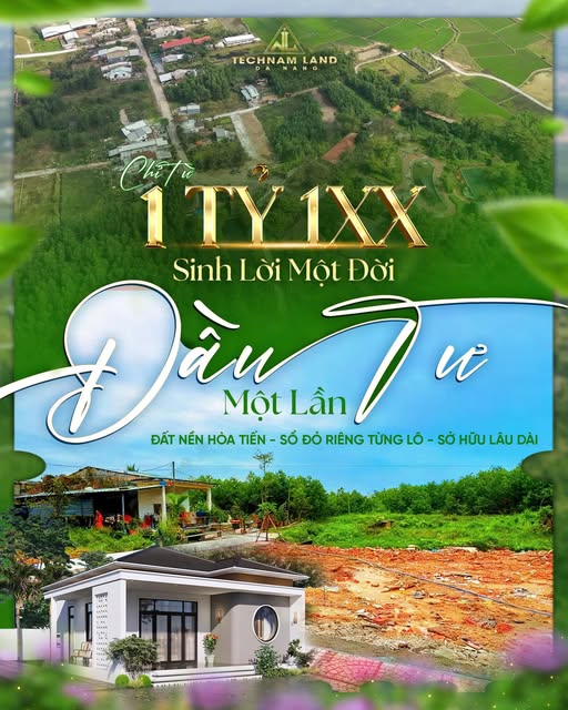 Đất nền Hòa Tiến Đà Nẵng 134m² chỉ 1.1 tỷ - Đầu tư sinh lời bền vững!