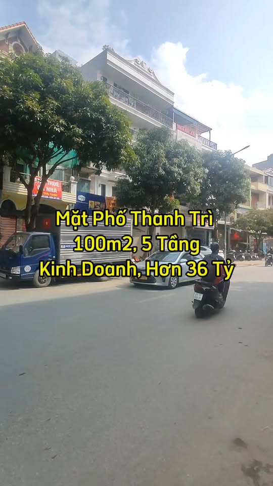 FrontHouse phố Thanh Trì 100m² giá 36 tỷ - Kinh doanh đắc địa!