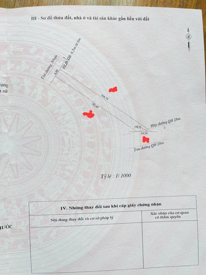 Đất nền Tiến Thành Đồng Xoài 800m² giá 1.9 tỷ - Cơ hội đầu tư hấp dẫn!