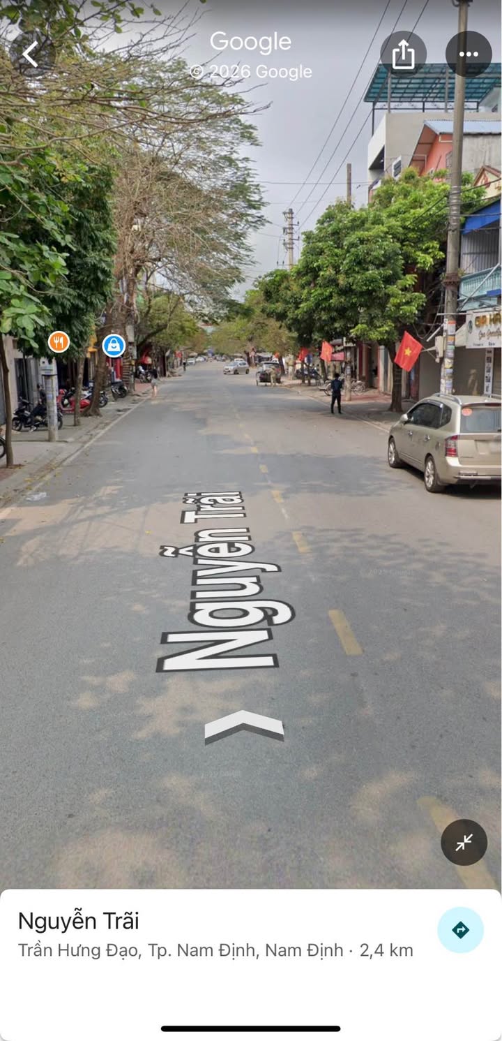 Mặt tiền kinh doanh Nguyễn Trãi Nam Định 105m² giá 8.5 tỷ - Đầu tư sinh lời ngay!