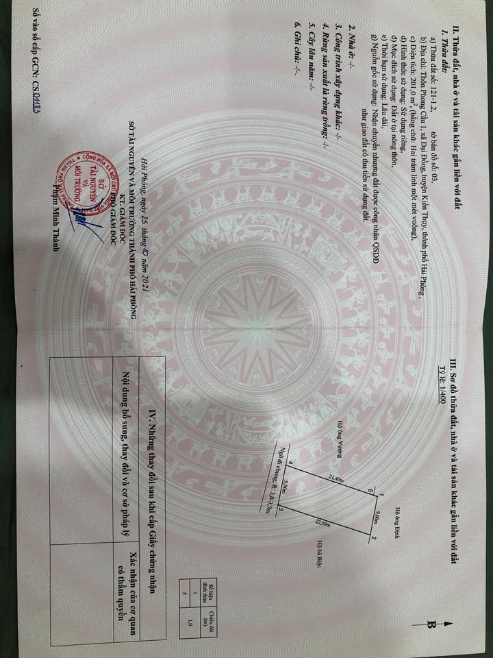 Đất nền Đại Đồng Dương Kinh 201m² giá 4.02 tỷ - Tiềm năng tăng giá cao!