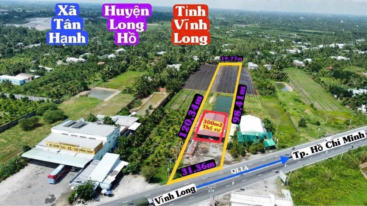 Mảnh đất 2.364,1m² mặt tiền Quốc Lộ 1A - Kinh doanh quán ăn, sân vườn tuyệt đẹp chỉ 11 tỷ!