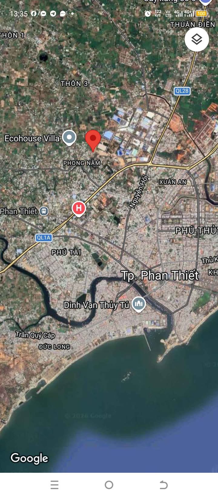 Đất thổ cư Phú Tài, Phan Thiết 137,4m² giá 800 triệu - Cơ hội đầu tư hấp dẫn!