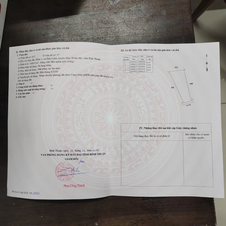 Đất cây lâu năm 1000m² xã Tân Hà, giá 600 triệu - Cần bán gấp!