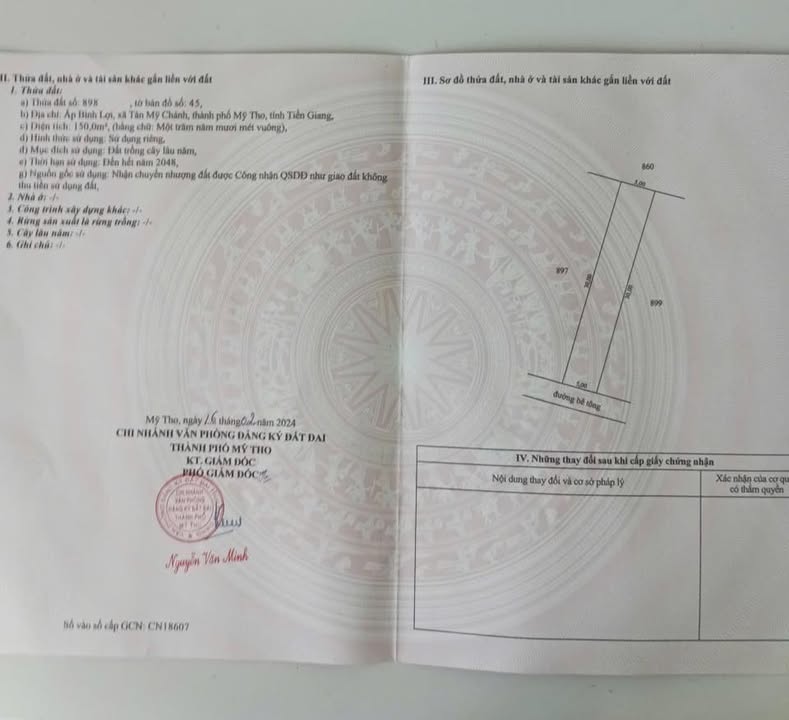 Đất nền Ấp Bình Lợi, Tân Mỹ Chánh, 150m² giá 700 triệu - Cơ hội đầu tư tuyệt vời!