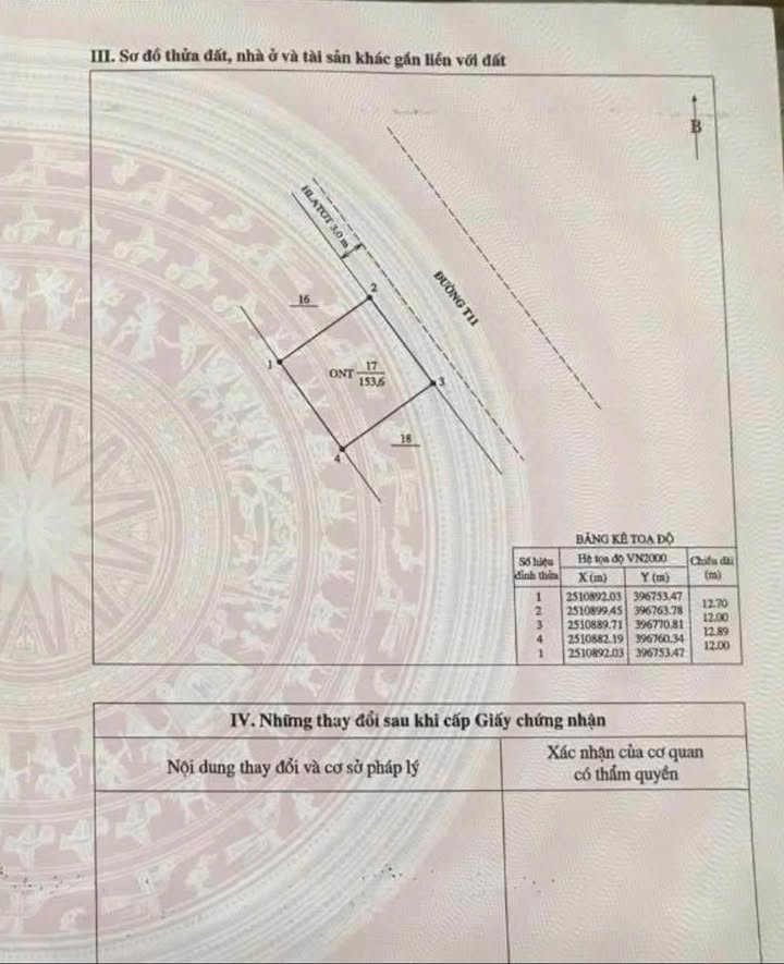 Đất nền Trịnh Tường, Bát Xát 154m² giá 860 triệu - View sông tuyệt đẹp!