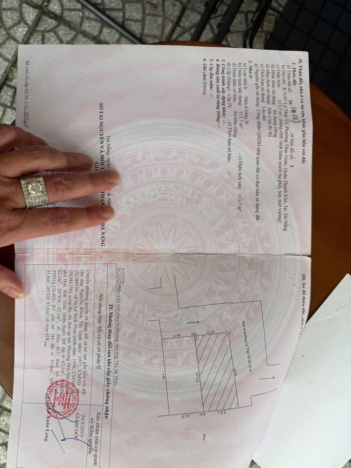 Nhà bán tại kiệt 4m Lý Thái Tổ, Đà Nẵng 52m² giá 4.45 tỷ - Chính chủ thương lượng