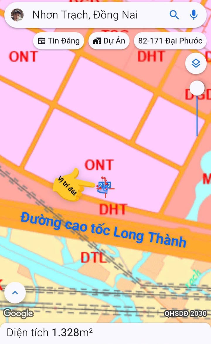 Đất nền Vĩnh Thanh, Nhơn Trạch 1000m² giá 1.2 tỷ - Cơ hội đầu tư hấp dẫn!