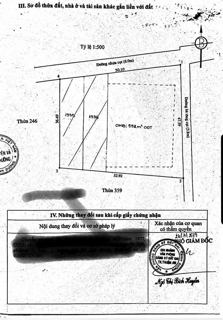 Đất nền phường Thuận Giao 1381m² giá thỏa thuận - Nằm sát khu dân cư Phúc Hồng Thịnh!