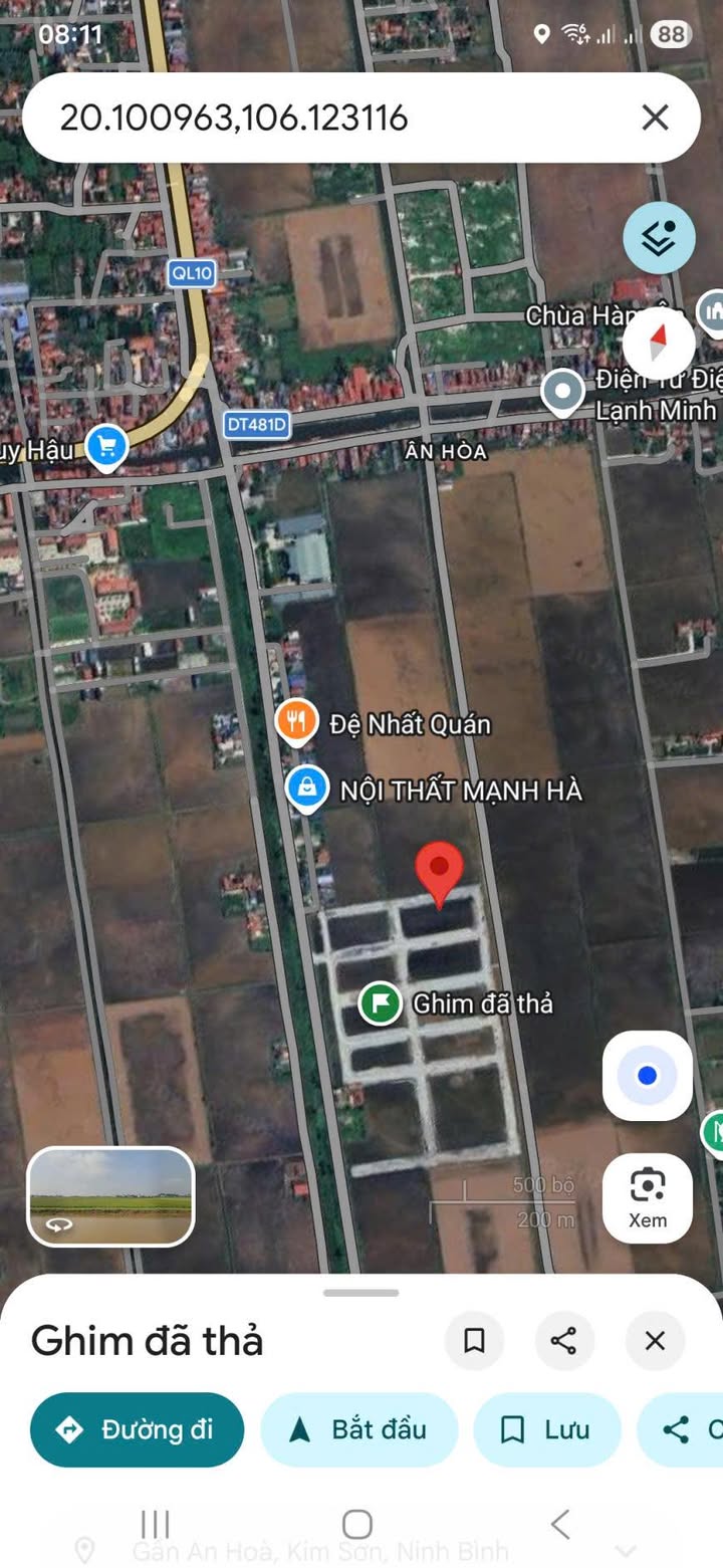 Đất đấu giá Ân Hòa - Kim Sơn 120m² giá tốt, cơ hội đầu tư hấp dẫn!