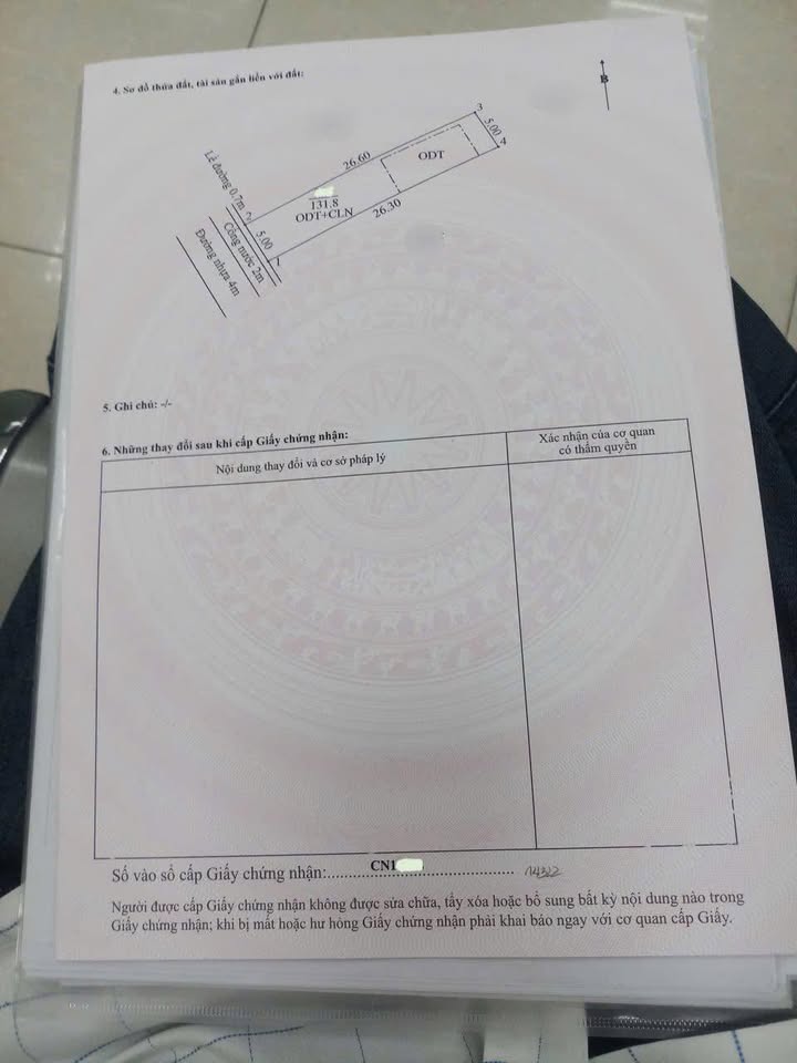 Đất thổ cư Bùi Quốc Khánh 130m² giá 3.5 tỷ - Đường nhựa 4m đẹp