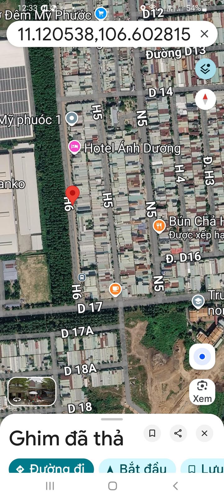 Đất nền 150m² đường H6, Bến Cát - Vị trí đắc địa gần KCN Mỹ Phước 1!